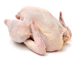 Whole and fresh Cocorico chicken
